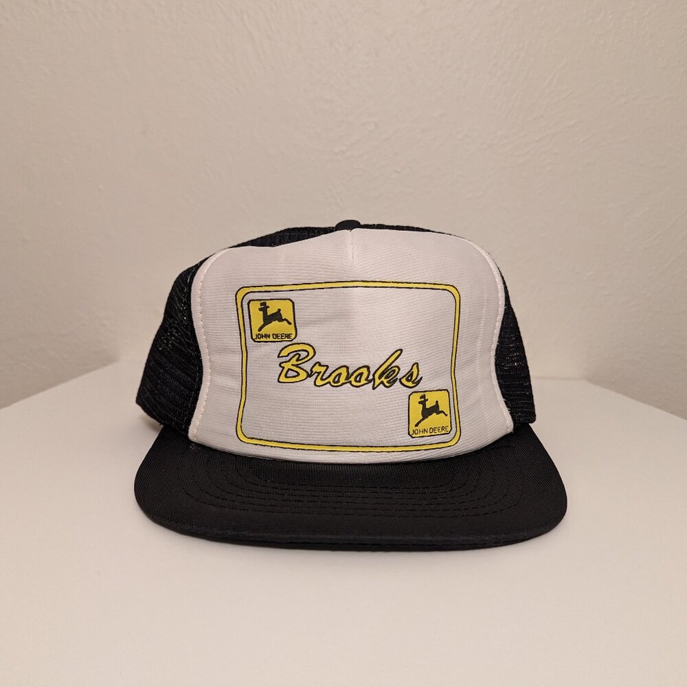 Vintage John Deere Brooks Tractor Inc Truckers Cap